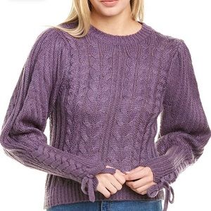 525 America cable knit sweater - purple